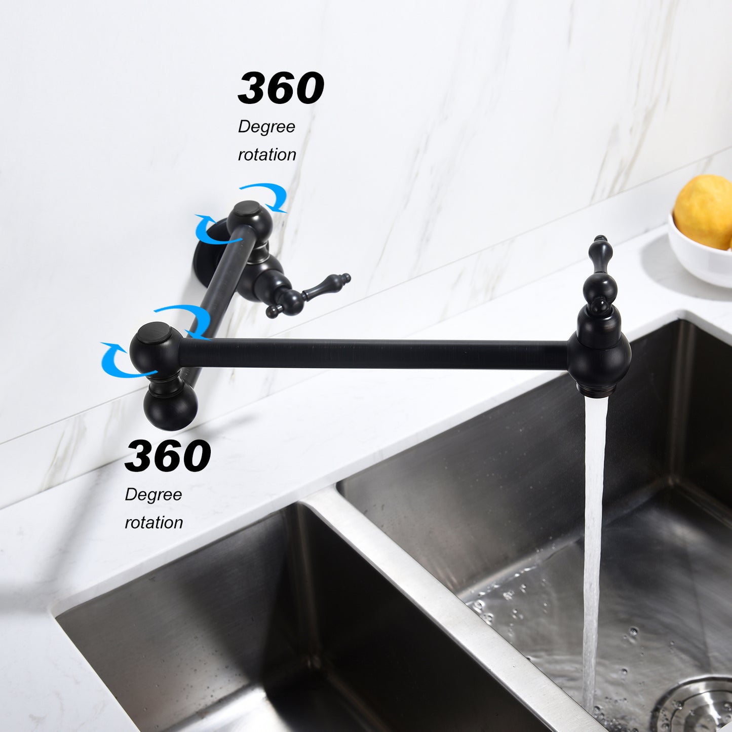 Easy Reach Pot Filler Faucet