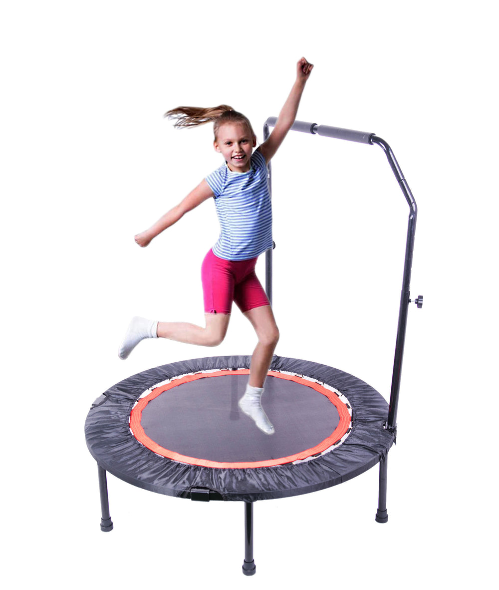 JumpFit Mini Trampoline for Everyone - Safe Indoor Workout Fun!