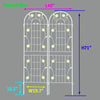 Flower Power Trellis - Rustproof Support for Climbing Plants