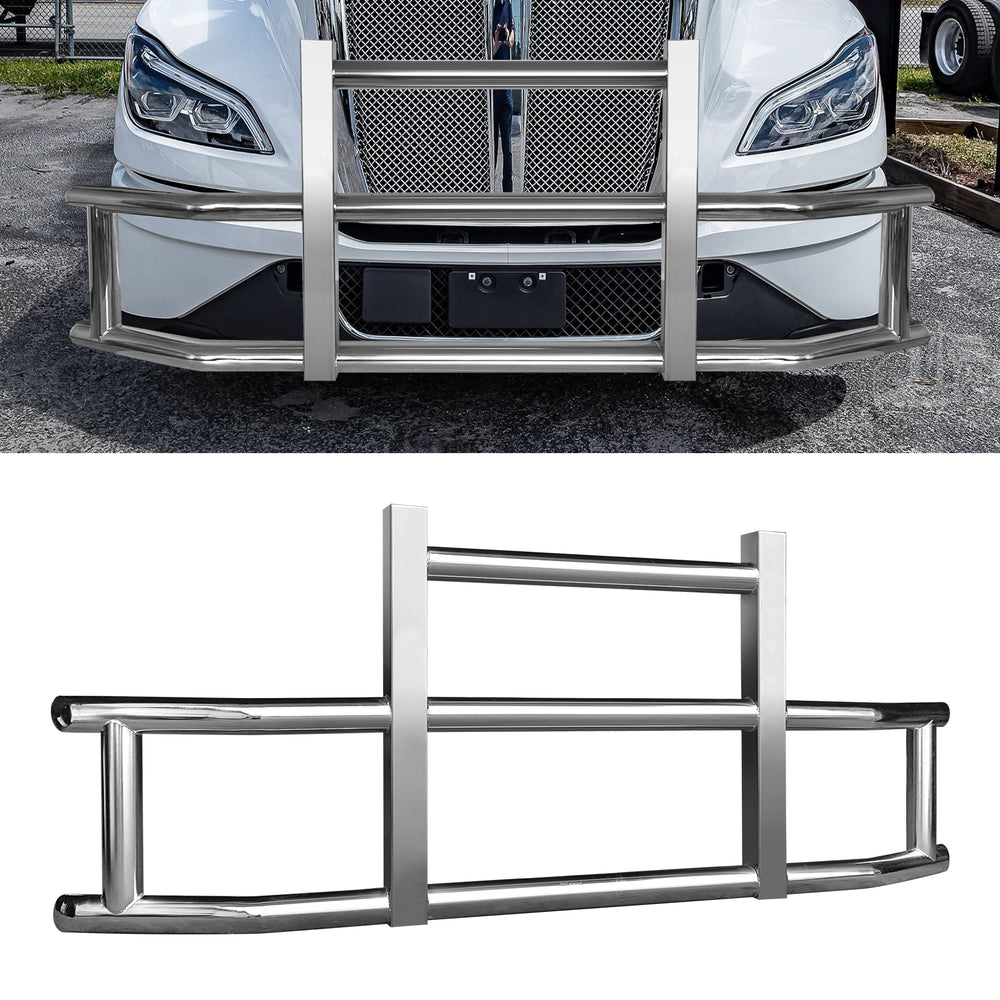 Kenworth T680 Stainless Deer Guard Bumper