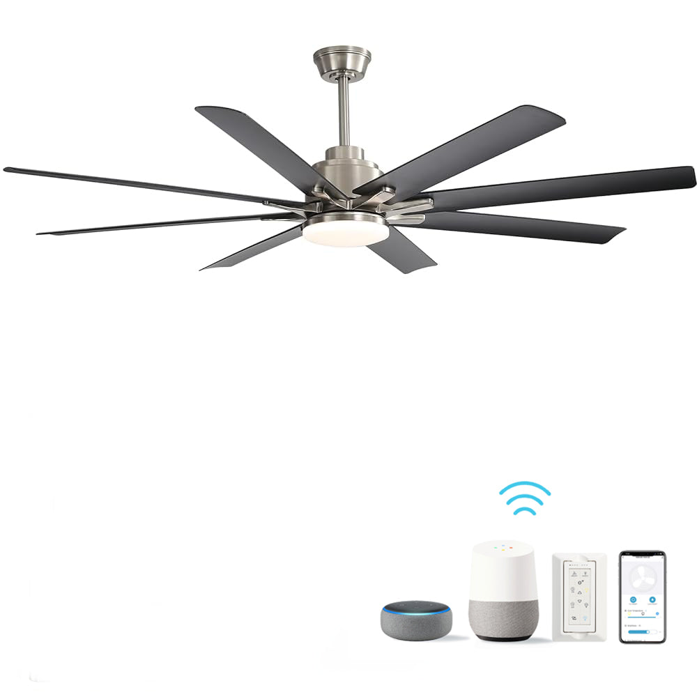 WhisperCool Smart Ceiling Fan with Dimmable Lights