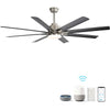 WhisperCool Smart Ceiling Fan with Dimmable Lights