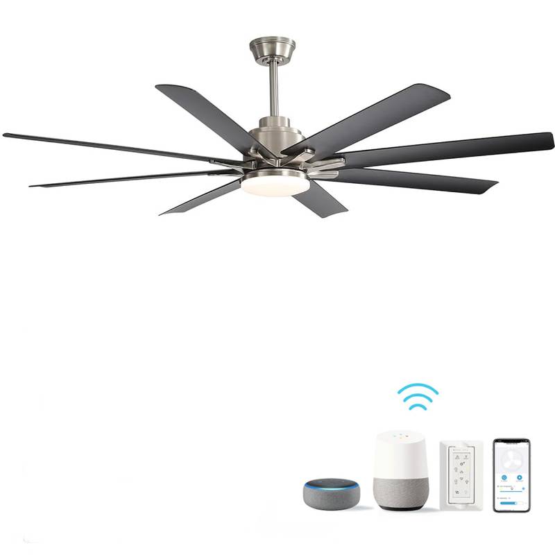 WhisperCool Smart Ceiling Fan with Dimmable Lights