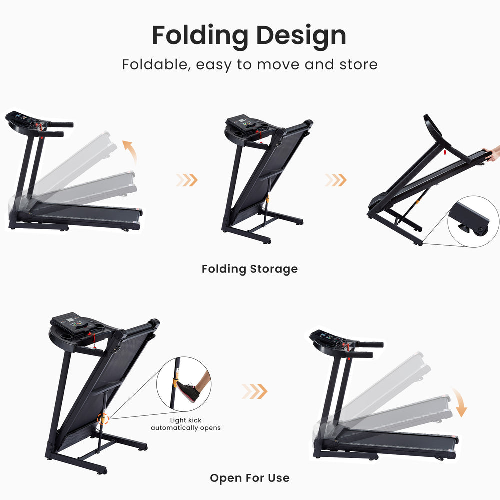 SmartFit Folding Treadmill – Your Home Workout Hub!