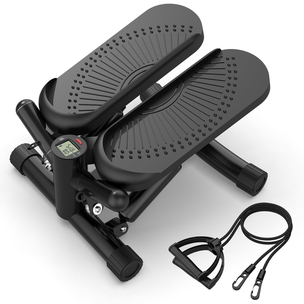 FitStep Pro: Ultimate Mini Stair Machine with Resistance Bands