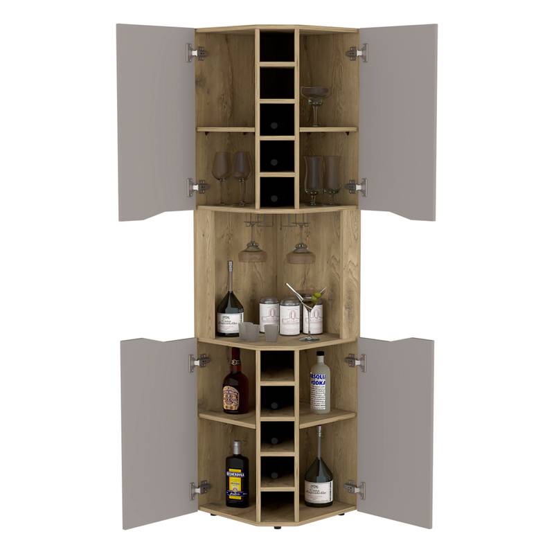 Chic Corner Wine Cabinet