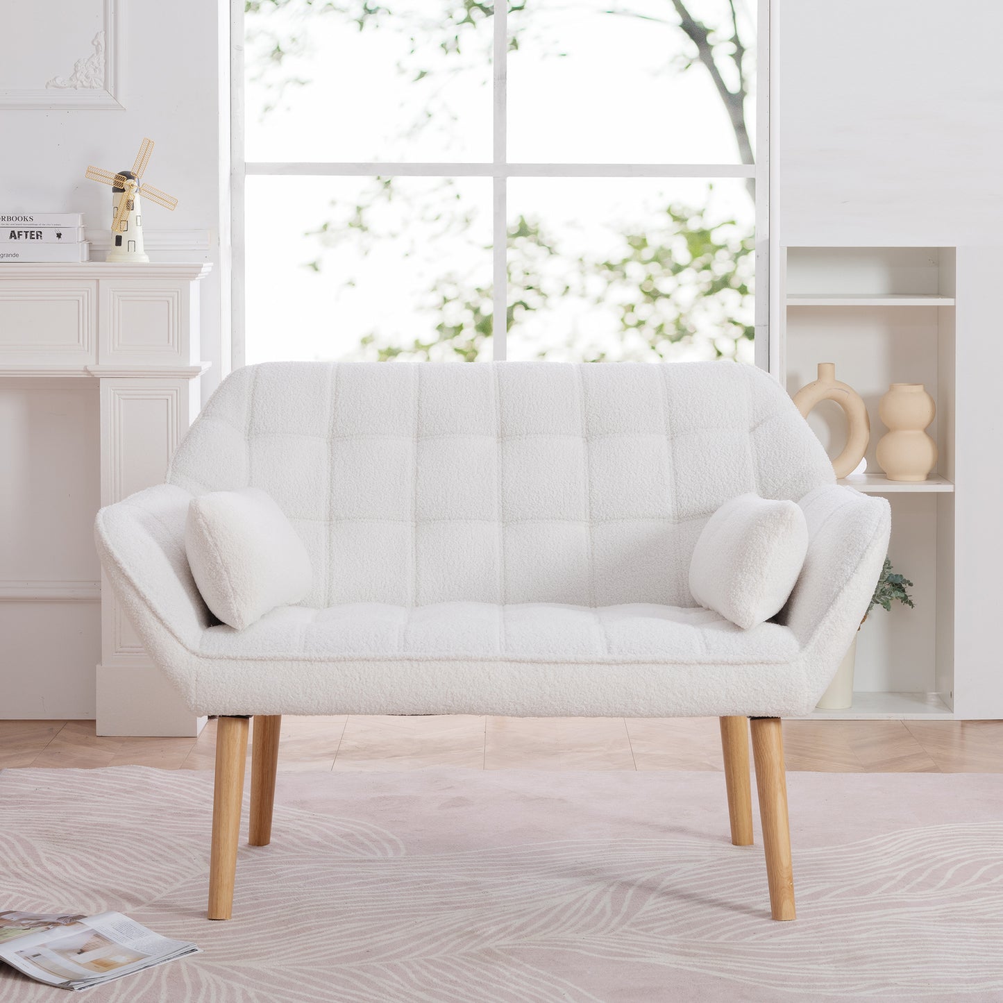 Cozy Love Seat with Pillows - Perfect for Any Space!