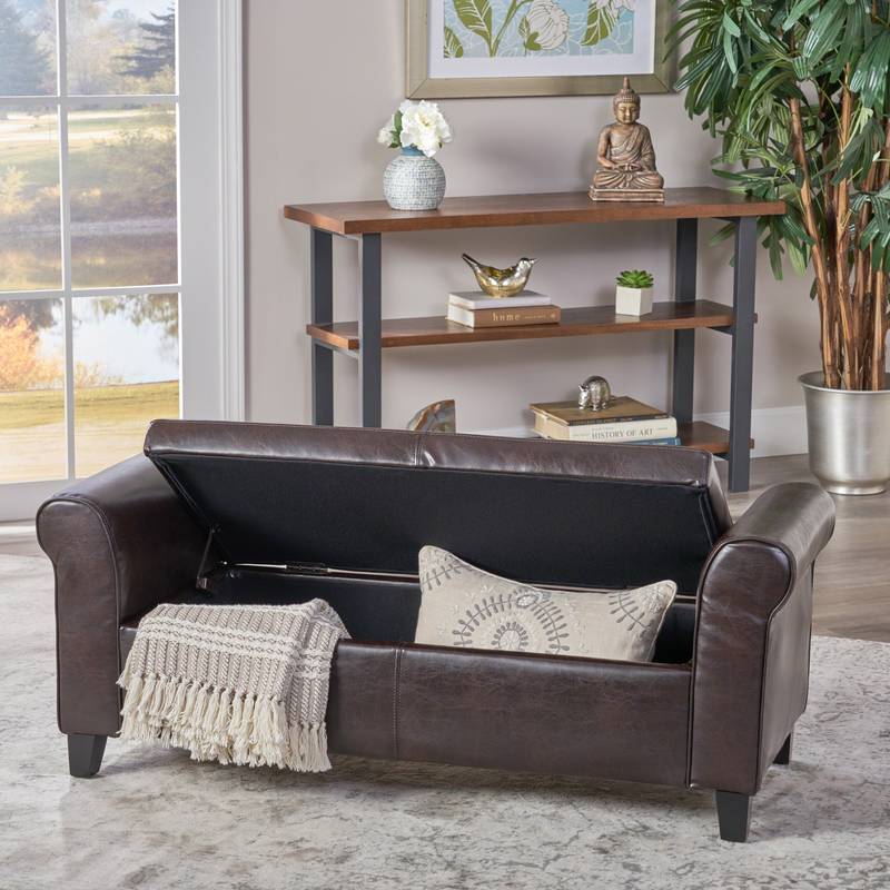 Armed Storage Bench by Hayes