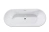 Chic Oval Acrylic Freestanding Bathtub