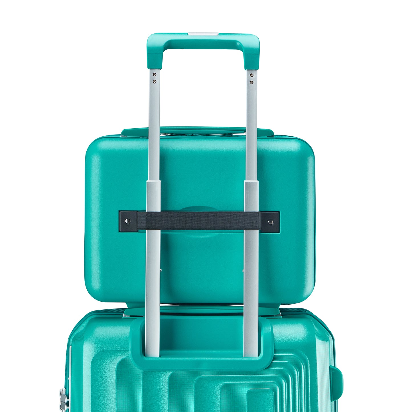 TravelMate Flex Set: Stylish Hard Shell Luggage with Spinner Wheels