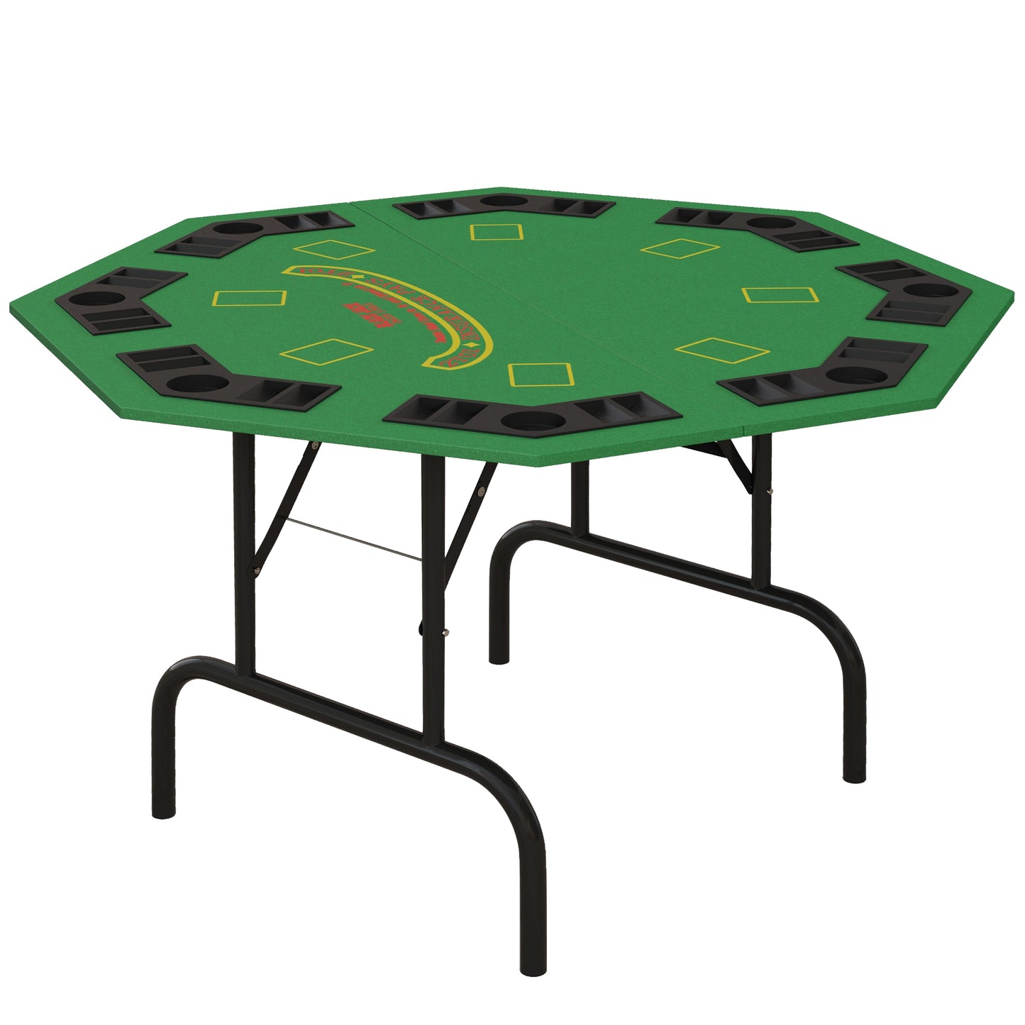 Ultimate Foldable Poker Table - Fun for 8 Players!