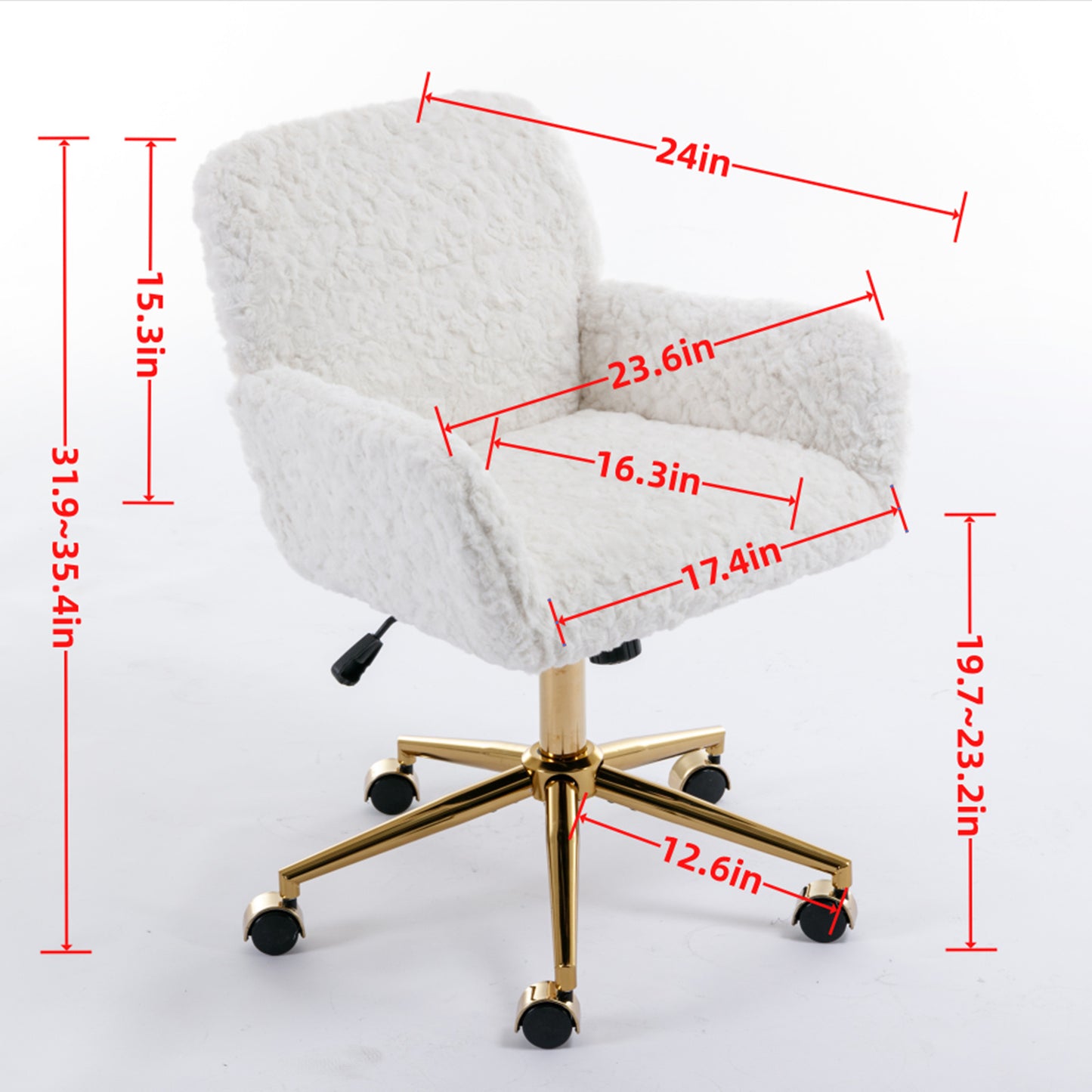 Cozy Luxe Home Office Chair