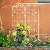 Flower Power Trellis Duo - Rustproof Climbing Support for Your Garden