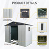 Stylish Outdoor Storage Shed with Window