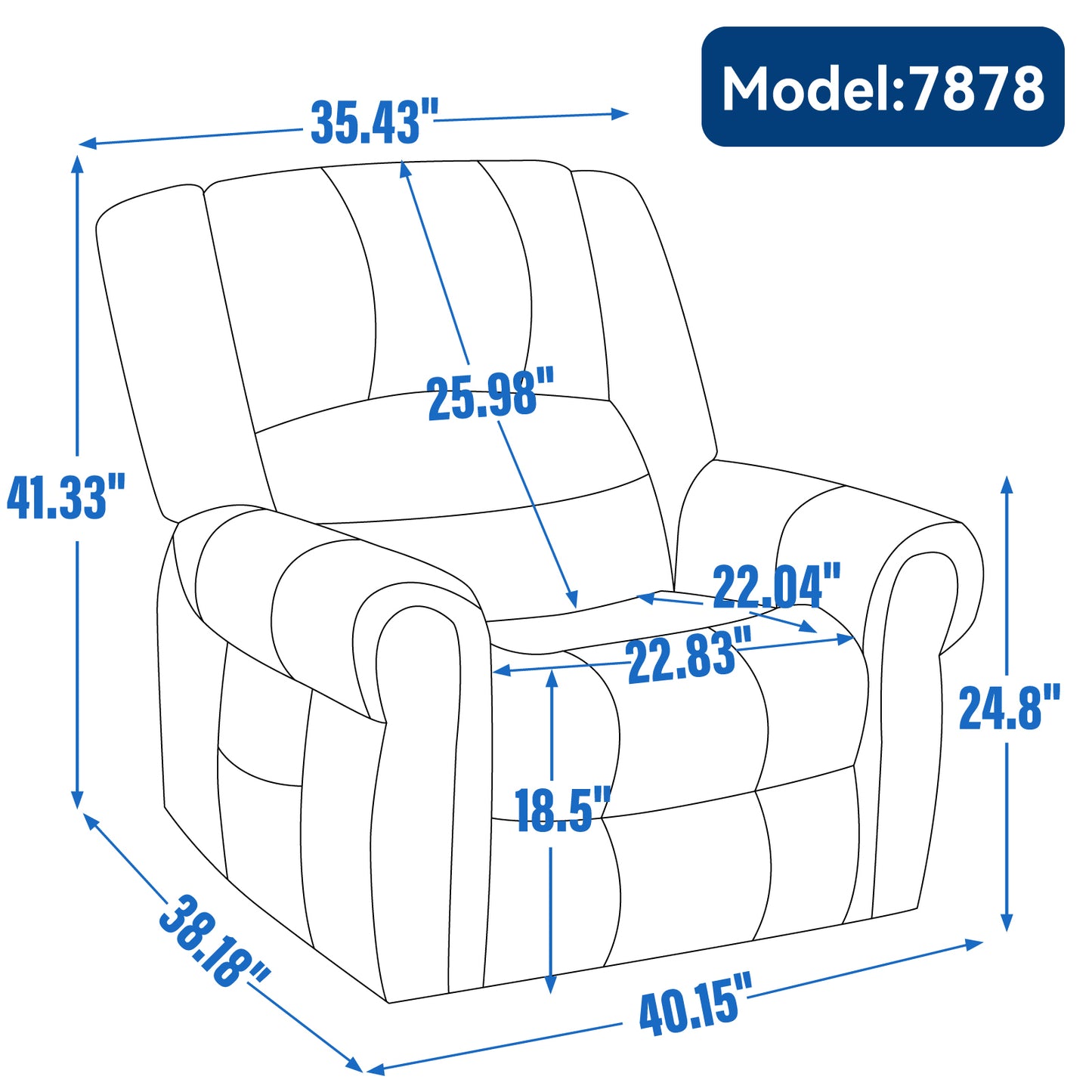 CozyLift Recliner with Heat & Massage - Heavy Duty Comfort