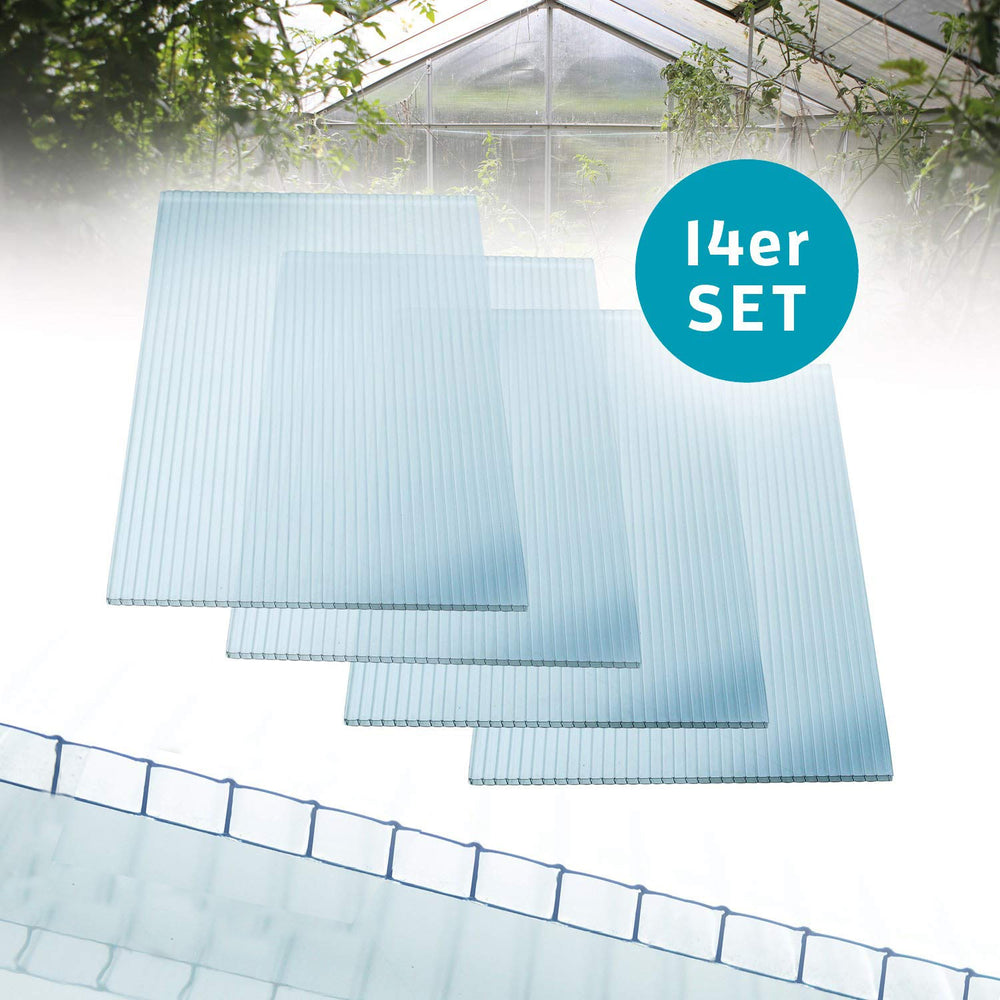 ClearShield Polycarbonate Panel Set for Greenhouses and Outdoor Projects