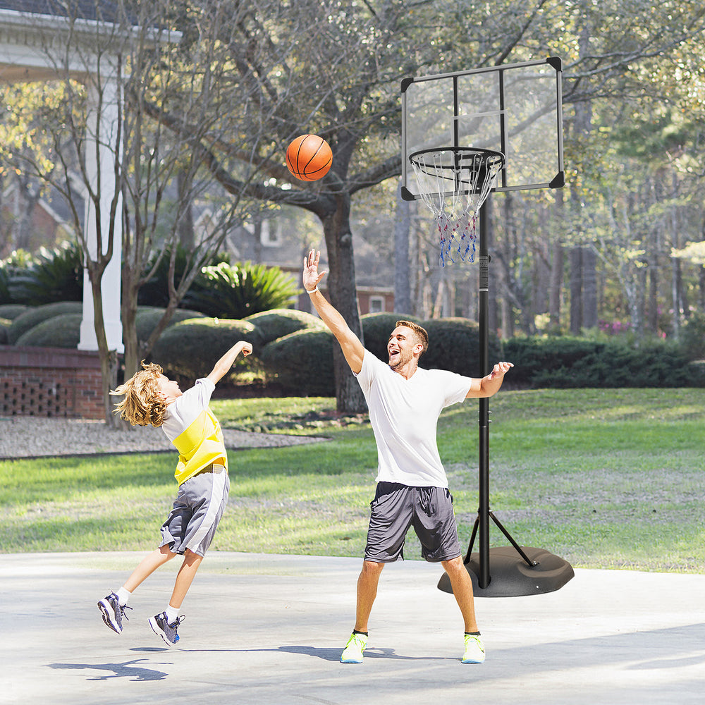 Adjustable Portable Basketball Hoop for All Ages