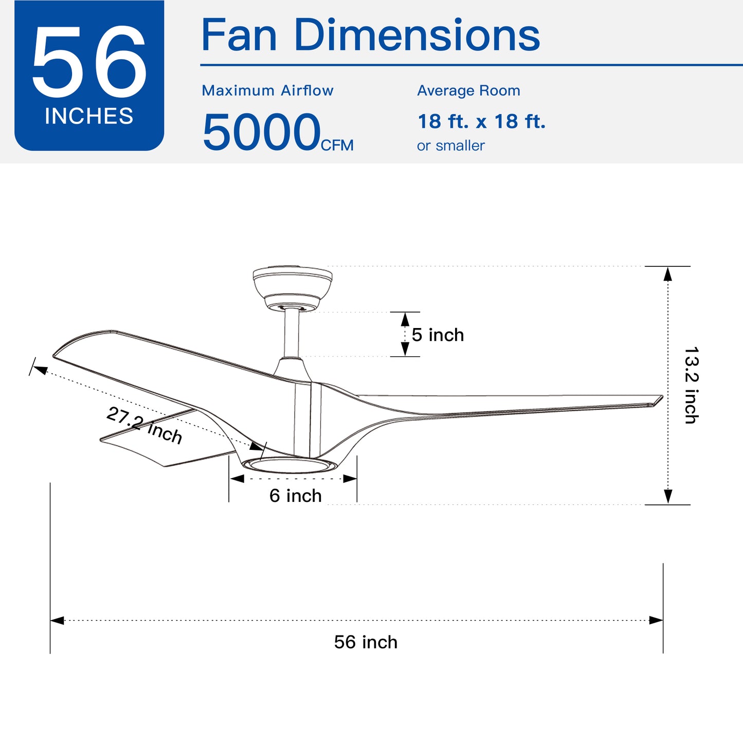 Chic Wood Grain LED Ceiling Fan