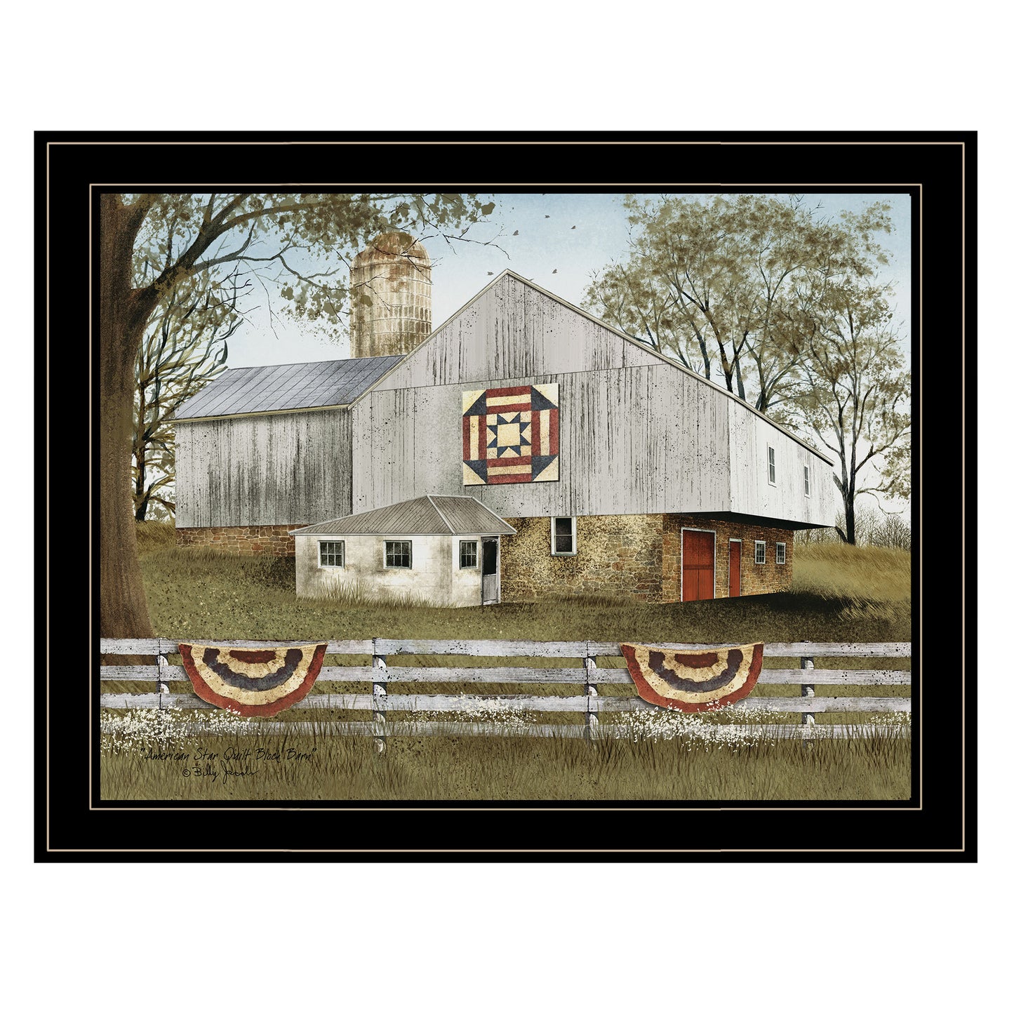 American Star Quilt Barn Art