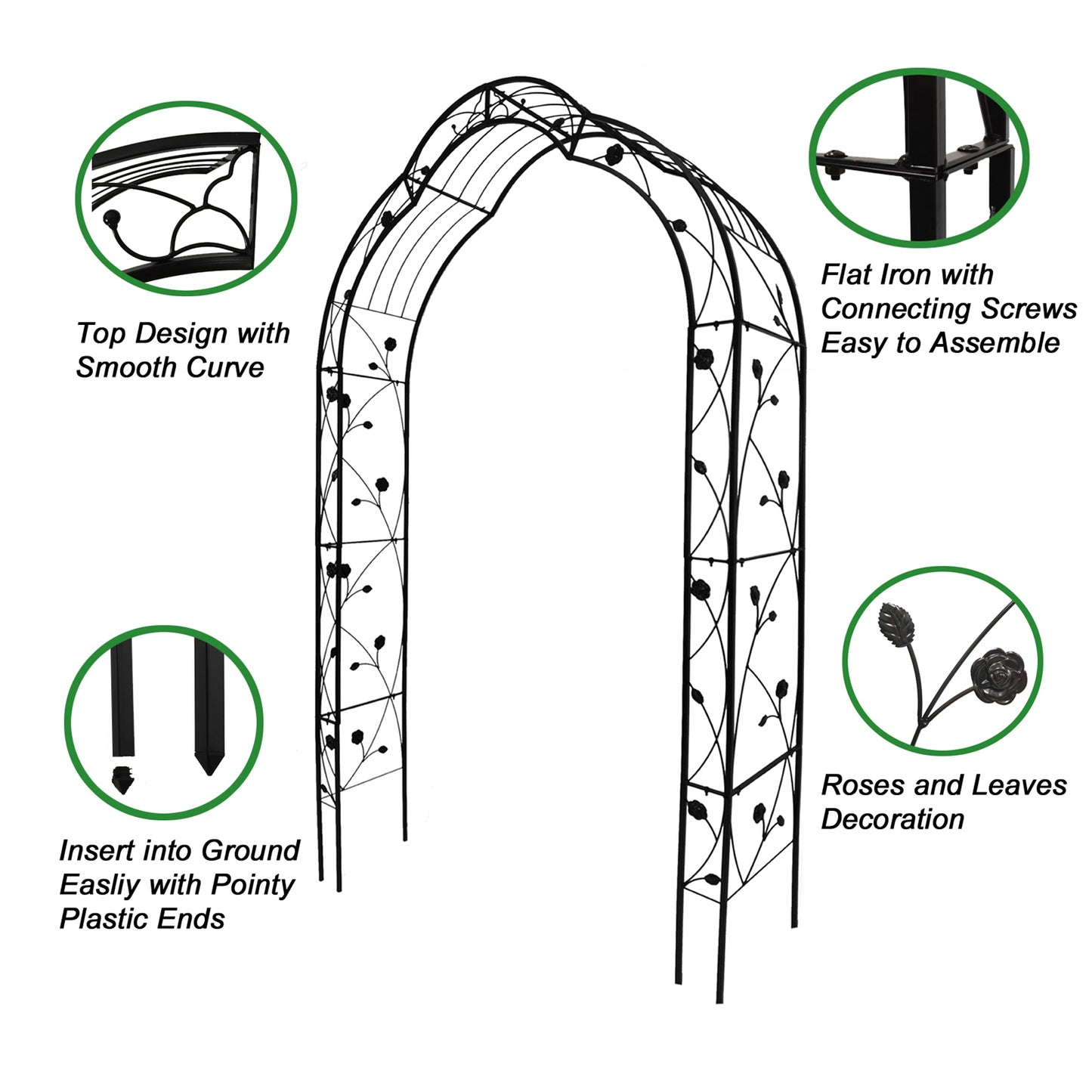 Flourish Garden Arch – Customizable Trellis for Climbing Plants