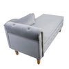 Velvet Dream Lounge Chair with Storage & Pillow