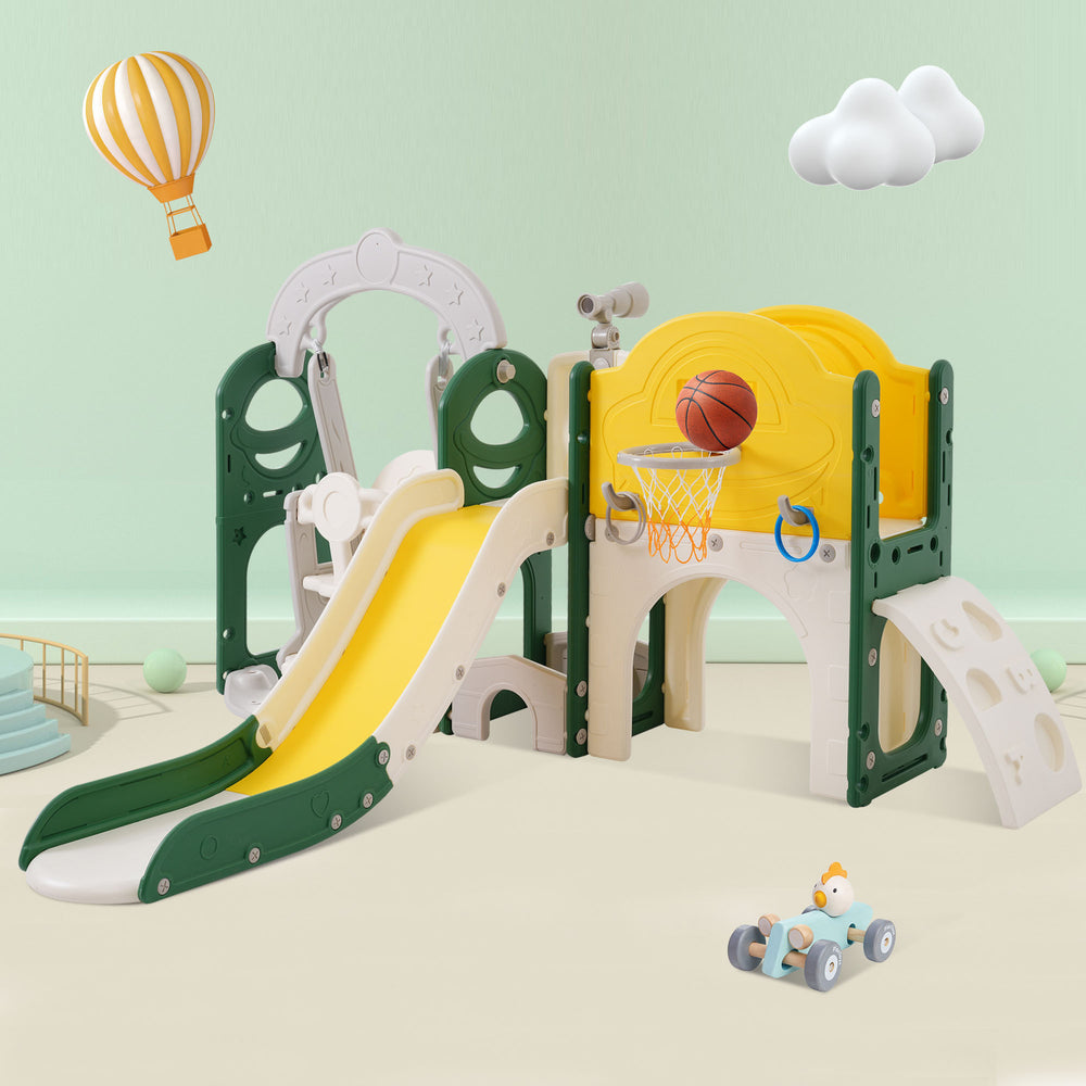 Adventure Playset: Slide, Swing & Fun!