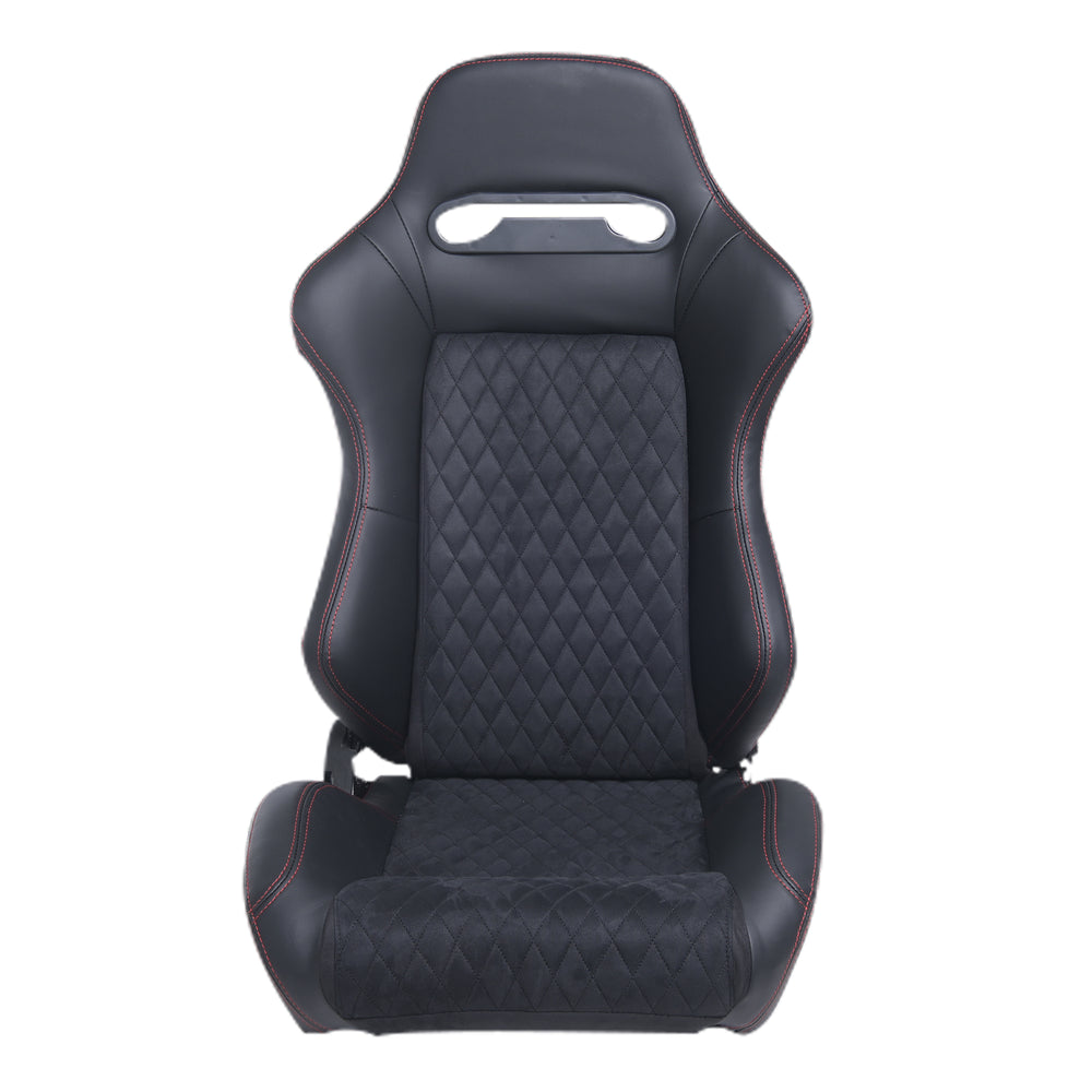 Speedy Comfort Racing Seats - Suede & PVC Duo!