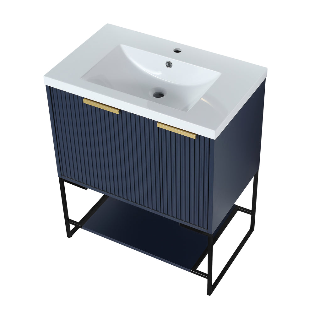 Chic Resin Sink Bathroom Vanity