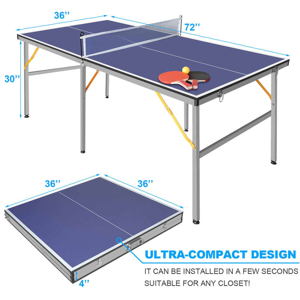 Bounce Buddy Portable Ping Pong Table Set