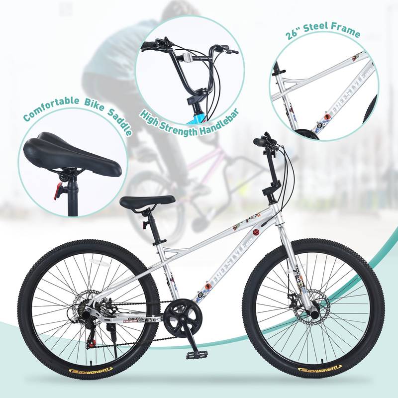 Adventure Kids Bike with Double Disc Brakes