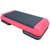 Versatile Aerobic Stepper - Fitness & Exercise Platform in Red and Black