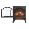 Cozy Glow 3D Electric Infrared Fireplace with Remote