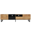 Sleek Media Console with Drop-Down Door and Ample Storage