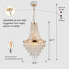 Gleaming Gold Crystal Chandelier – Luxe Lighting for Every Space