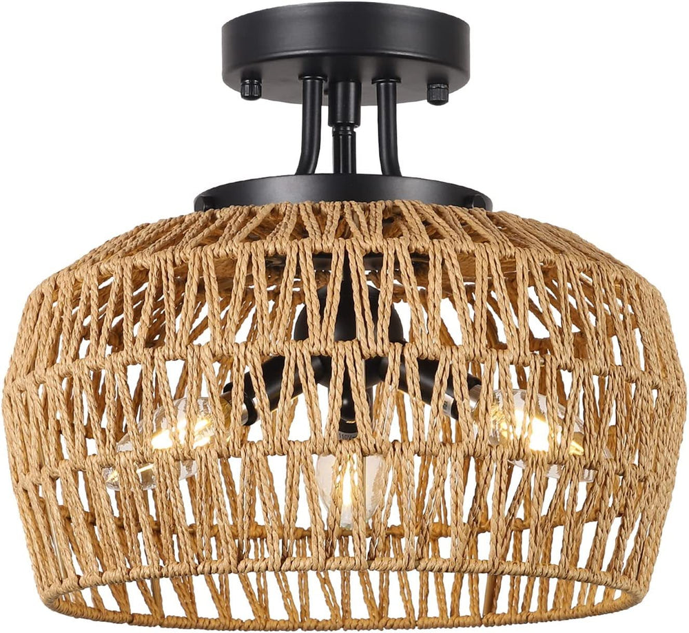 Woven Rattan Ceiling Charm