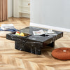 Chic Black Patterned Coffee Table