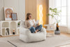 Cozy Ivory Teddy Bean Bag Chair