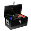 Rugged Black Aluminum Tool Box - Ultimate Storage Solution for Trucks and Outdoors