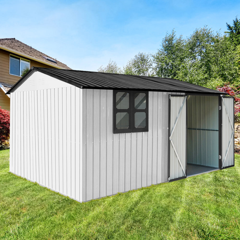 Stylish Garden Shed with Window - Modern Outdoor Storage Solution