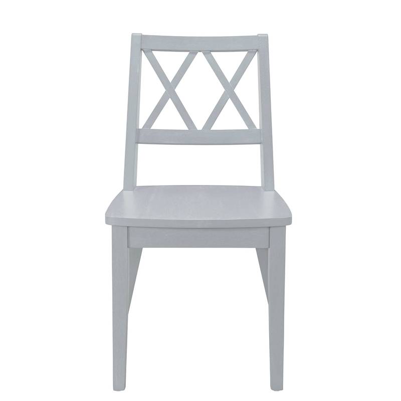 Chic Extendable Round Dining Set with Cross Back Chairs