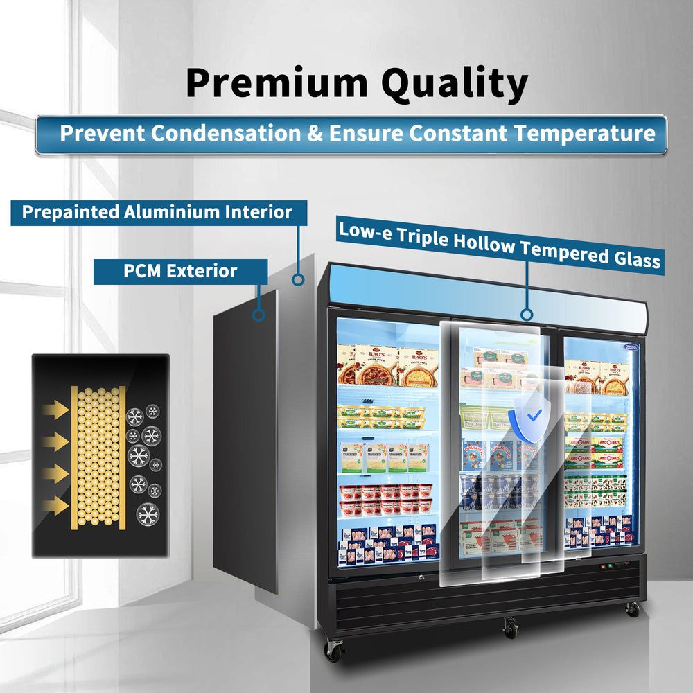 ChillMaster Glass Door Freezer Display