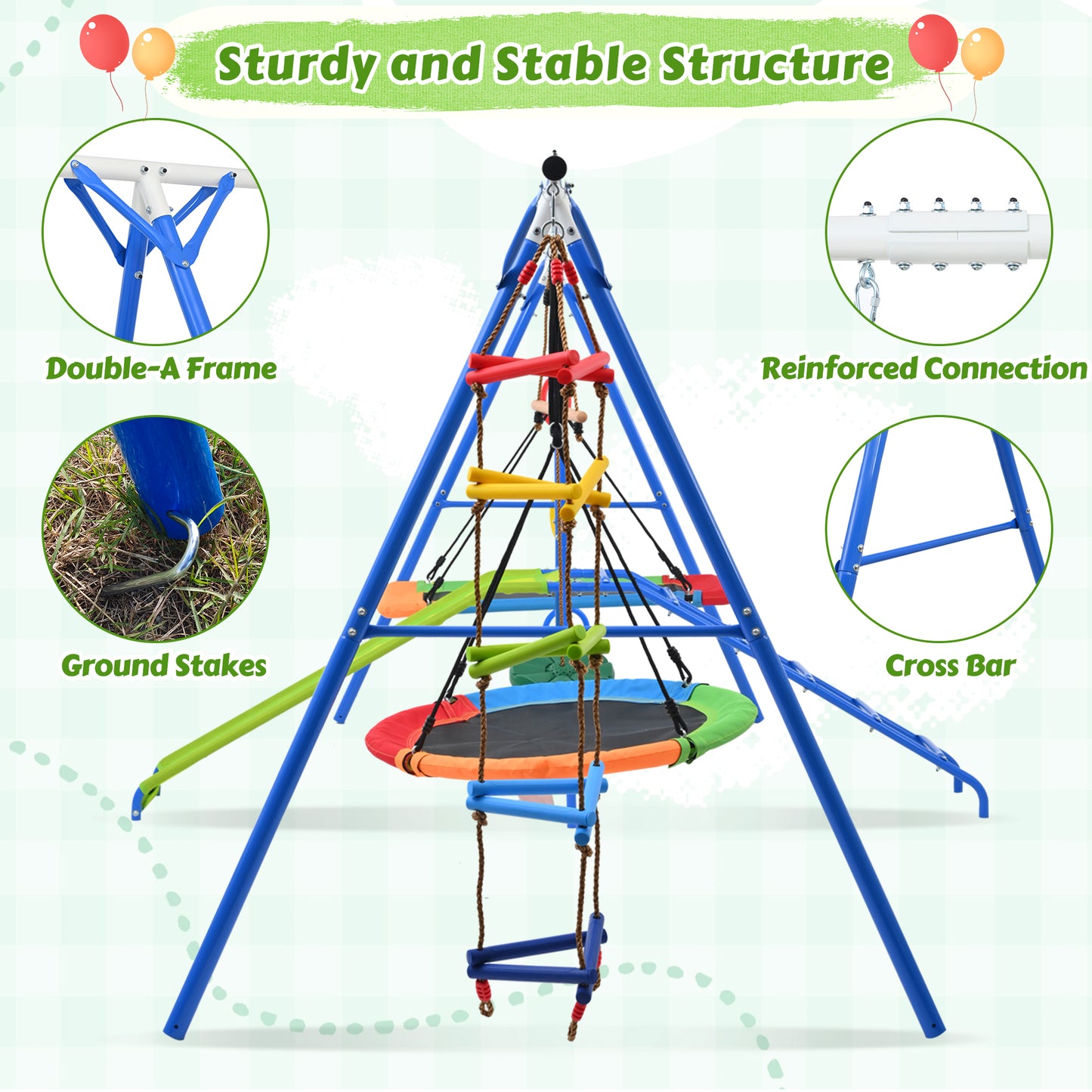 Ultimate Adventure Swing Set for Kids