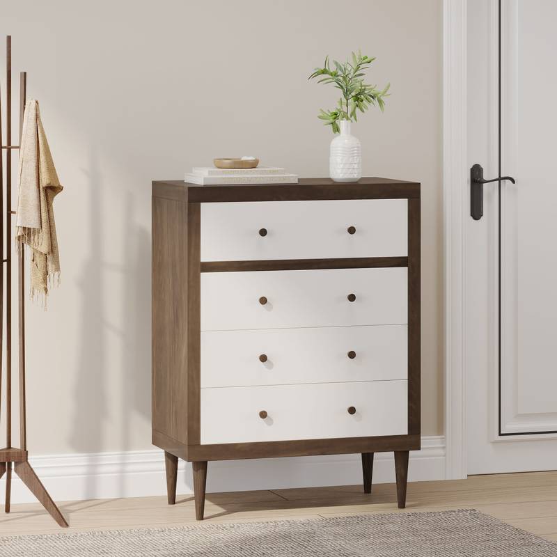 Nordic Charm 4-Drawer Dresser