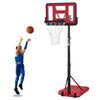 Adjustable Outdoor Basketball Hoop with Portable Base
