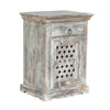 Chic Wooden Nightstand with Storage