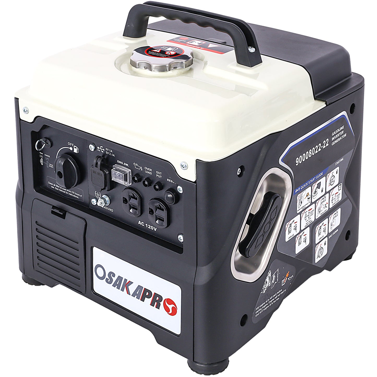 WhisperPower Portable Generator - Quiet, Eco-Friendly Energy for Home & Camping