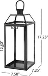 Shimmering Stainless Steel Lantern