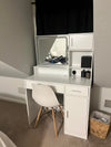 Glow & Style Vanity Desk with Mirror