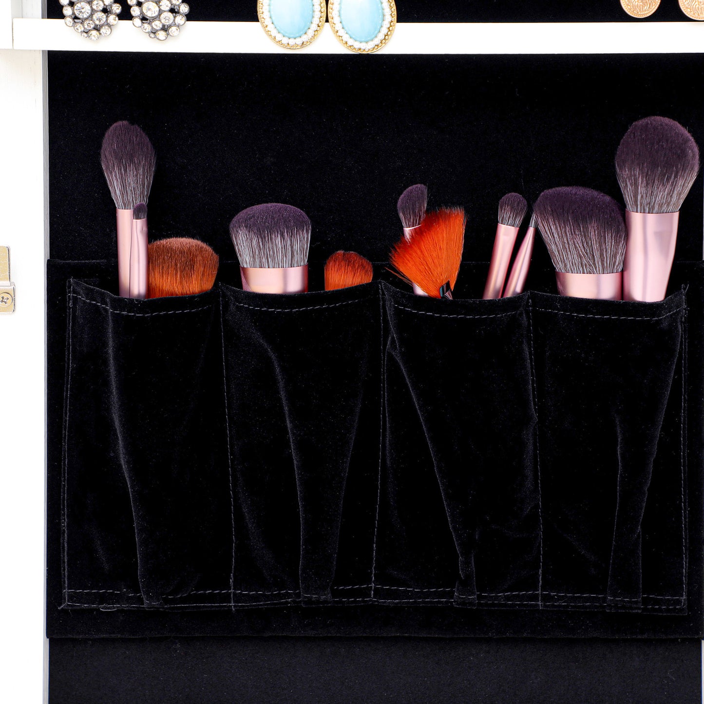 Glow & Style Jewelry Mirror Cabinet