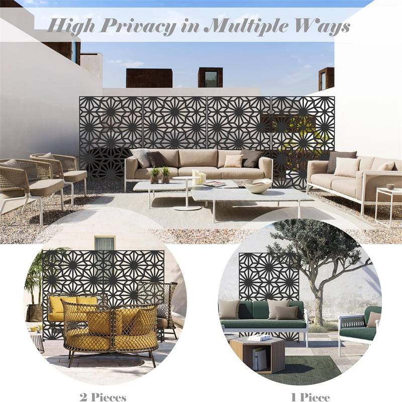 Sunflower Privacy Screen - Stylish Outdoor & Indoor Solution